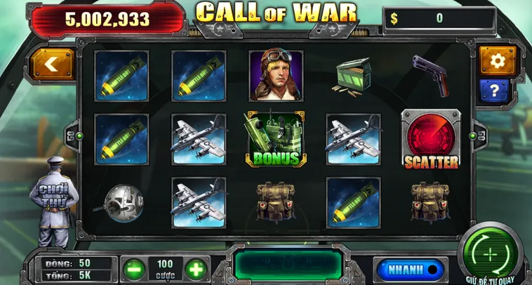 Đại Náo Chiến Trường Khốc Liệt Cùng Nổ Hũ Call Of War Tại B52 Club