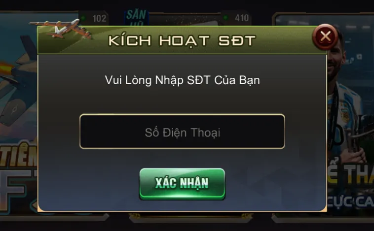 Kích hoạt tài khoản bằng số điện thoại - bảo mật tài khoản đa tầng đa kênh.