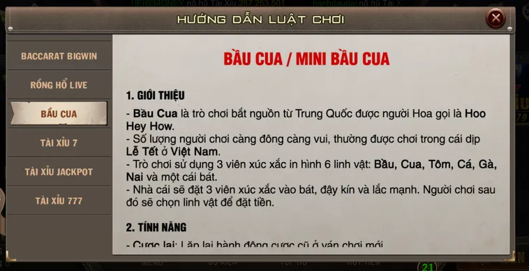 Bí Quyết Khai Thông Kho Báu Tài Lộc Cùng Minigame Mini Bầu Cua Tại B52 Club Lớn
