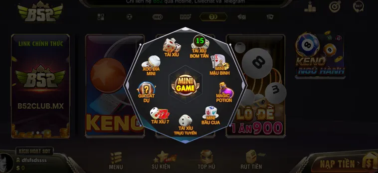Bí Quyết Chinh Phục Kho Game Siêu Tốc Kiếm Tiền Triệu Từ Minigame B52 Club