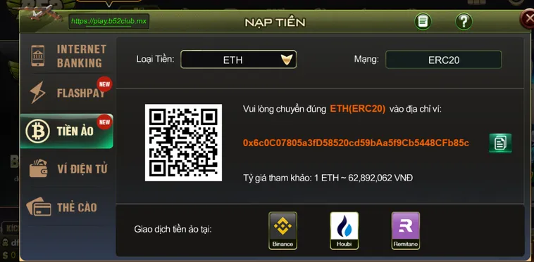 Khám Phá Quy Trình Nạp Tiền B52 Club Siêu Tốc Kích Hoạt Dòng Vốn Đầu Tư Ngay