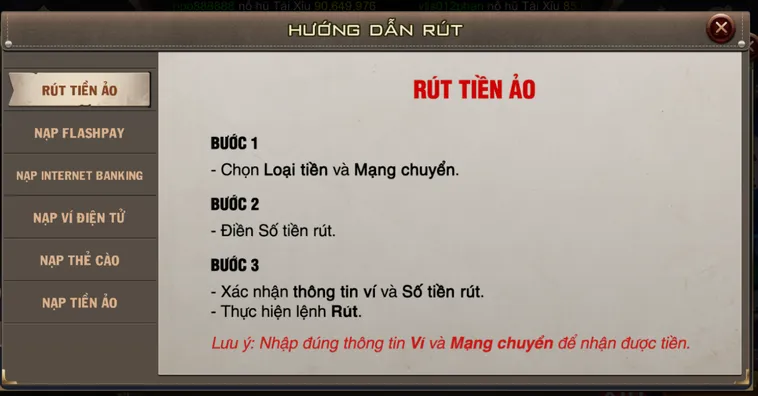 Hướng Dẫn Quy Trình Rút Tiền B52 Club An Toàn Xử Lý Siêu Tốc Trong Hai Phút