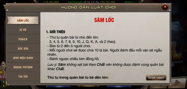 Bùng Nổ Khát Vọng Giàu Sang Cùng Tựa Game Sâm Lốc Tại B52 Club Thời Thượng