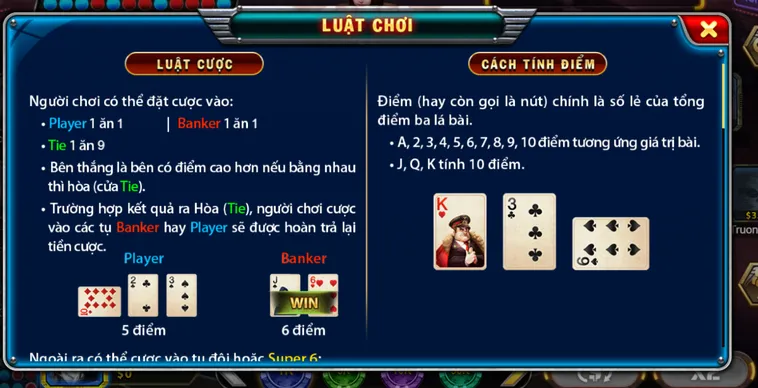 Bí Quyết Săn Thưởng Lớn Từ Siêu Phẩm Super Baccarat 6 Tại B52 Club