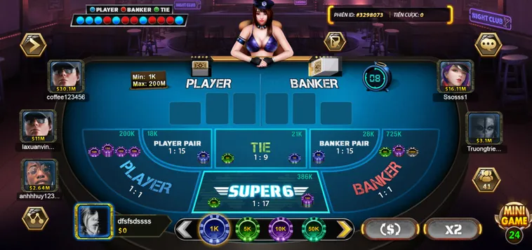 Bí Quyết Săn Thưởng Lớn Từ Siêu Phẩm Super Baccarat 6 Tại B52 Club