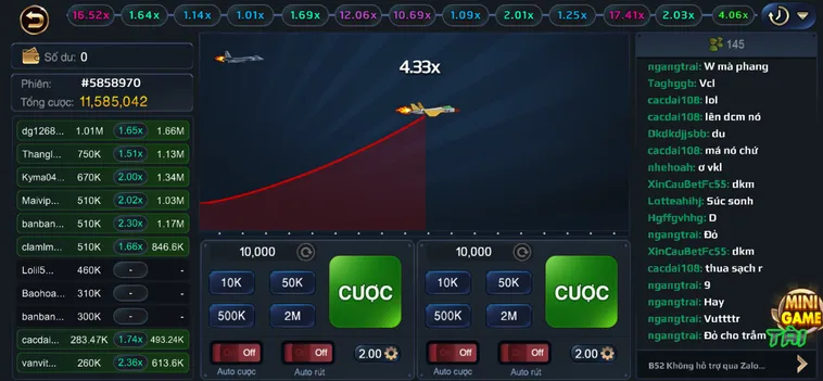 Chinh Phục Không Trung Triệu Đô Cùng Minigame Tiêm Kích F35 Tại B52 Club