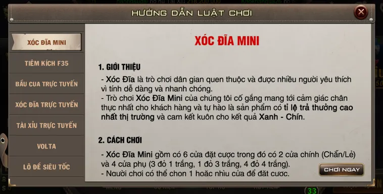 Bứt Phá Thu Nhập Siêu Tốc Cùng Minigame Xóc Dĩa Mini Tại B52 Club Thời Thượng