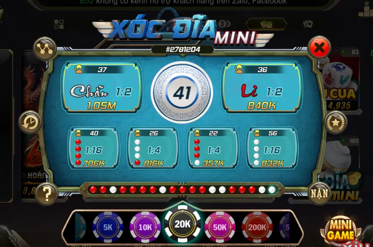 Bứt Phá Thu Nhập Siêu Tốc Cùng Minigame Xóc Dĩa Mini Tại B52 Club Thời Thượng